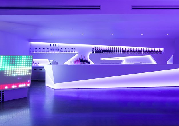 U Design designs in Discoteca MASK: translucent KRION®
