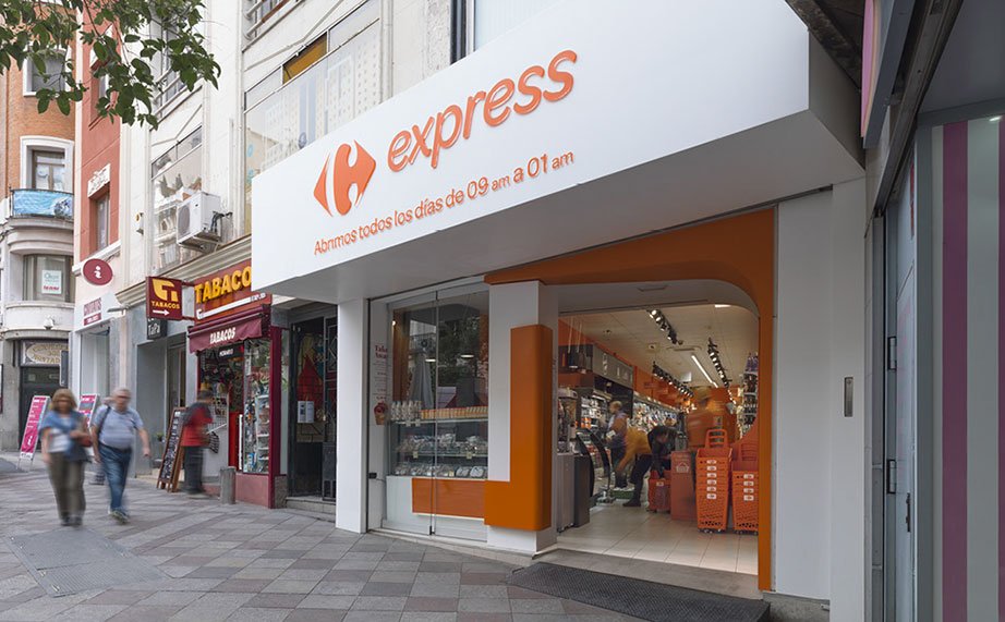 KRION® at the heart of Madrid, from Cimbra Arquitectos, in Carrefour Express