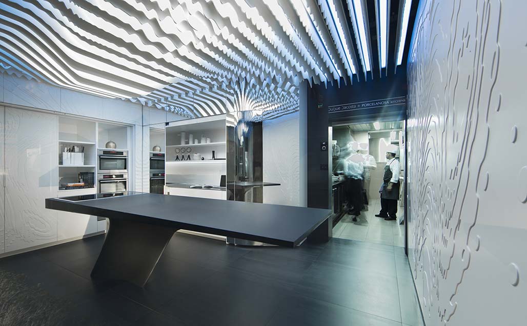 KRION® présent dans le Studio de créativité de Quique Dacosta, avec la participation de PORCELANOSA Kitchens