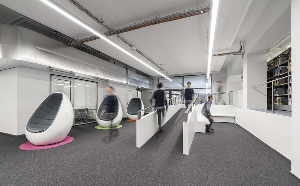 Krion® en el punto neurálgico de la Universidad Técnica de Munich (TUM), su biblioteca