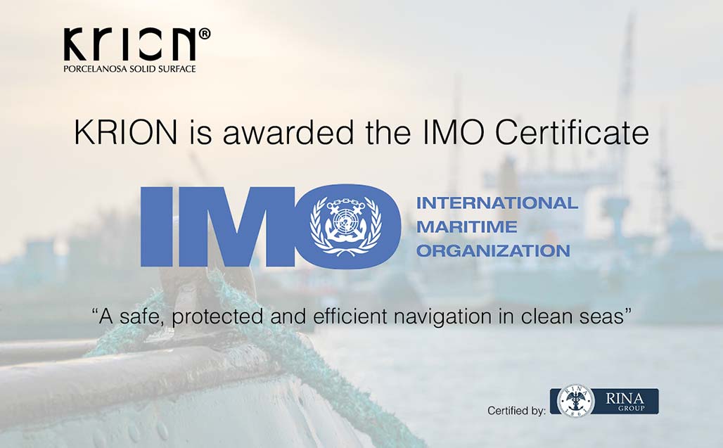 KRION successfully passes the rigorous testing for IMO Certification (International Maritime Organization)
