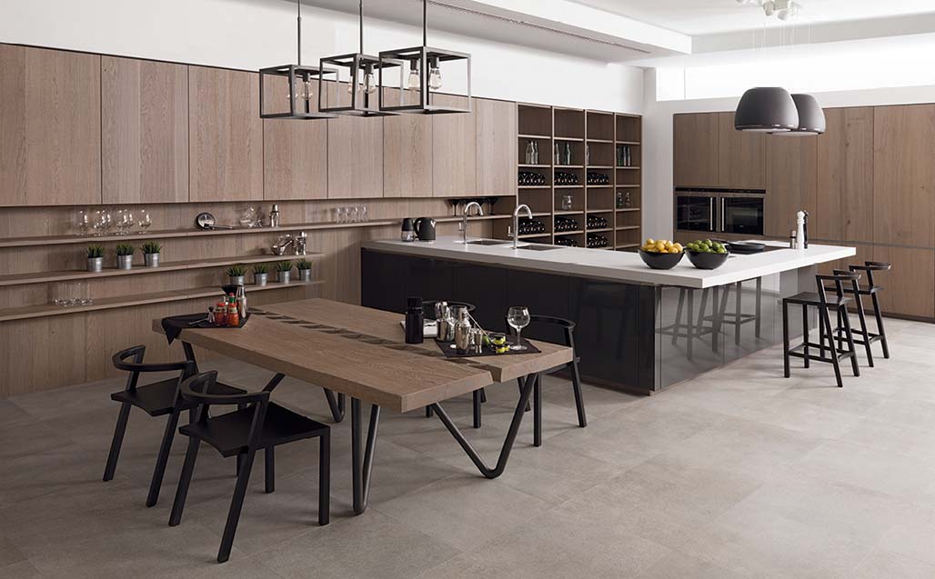 KRION in the Emotions collection from PORCELANOSA Kitchens – Gamadecor