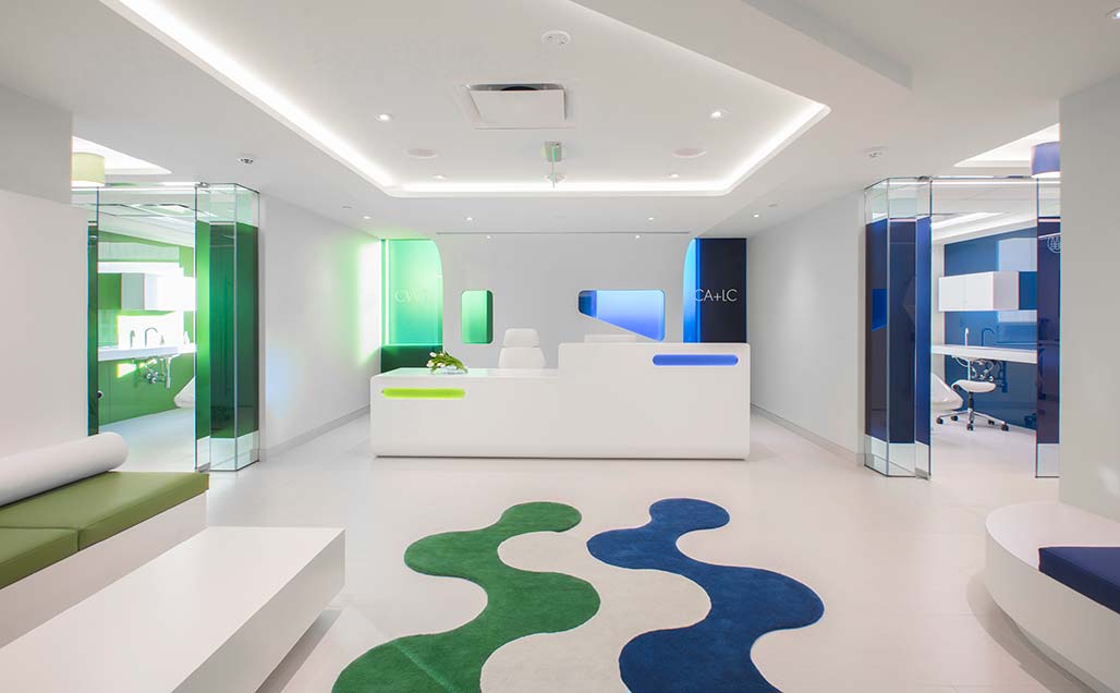 FORMA Design huye de lo tradicional utilizando KRION en Capital Aesthetic + Laser Center en Washington D.C