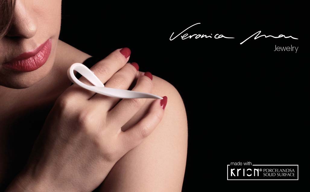 Sculptor and designer Veronica Mar presents her new fine jewellery collection ALMA, made with KRION K-LIFE