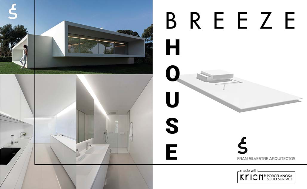 KRION en la minimalista “Breeze House” de Fran Silvestre Arquitectos 