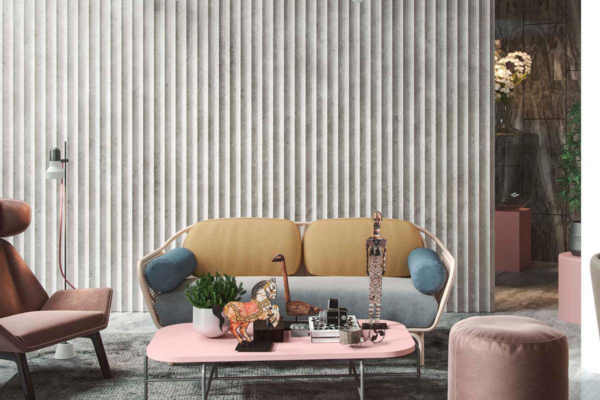 Krion presenta Fitwall®: la revolución en la decoración con paneles decorativos de pared de origen mineral 