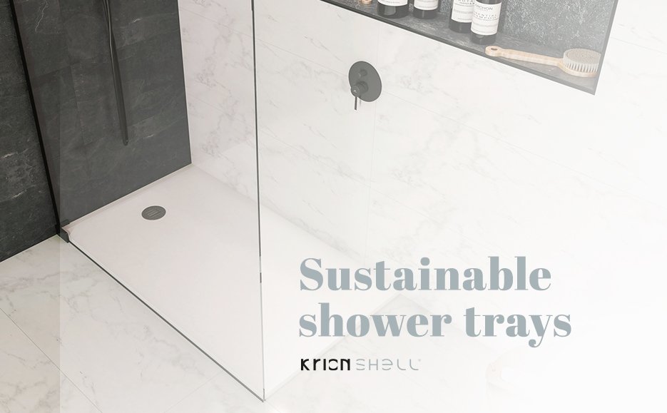 KRION Shell™, sustainable shower trays
