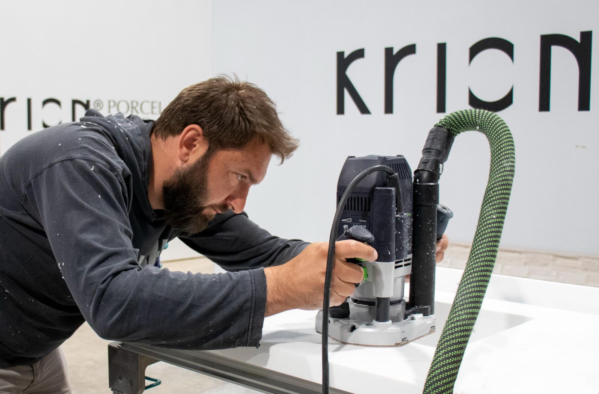 Cómo cortar Krion®Solid Surface: guía completa para un corte perfecto