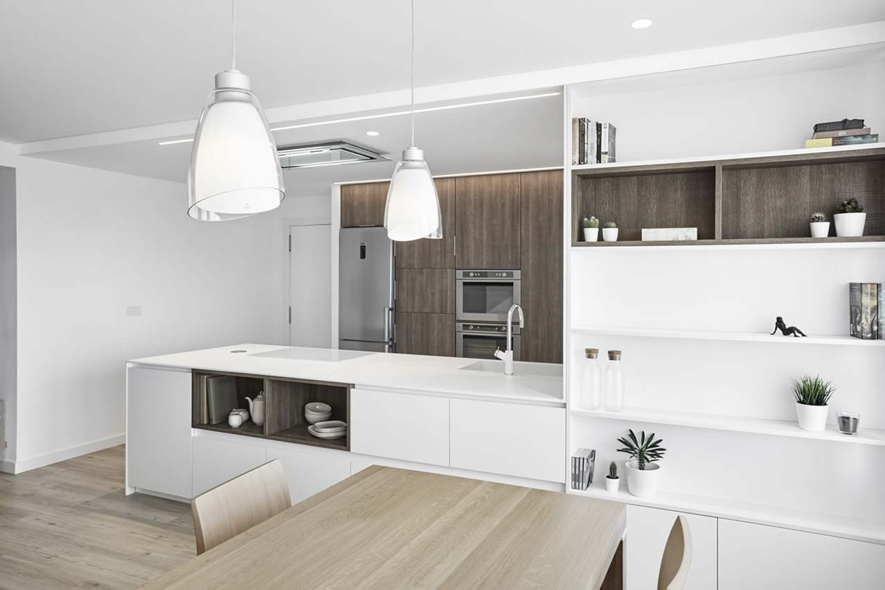 foto de cocina blanca moderna