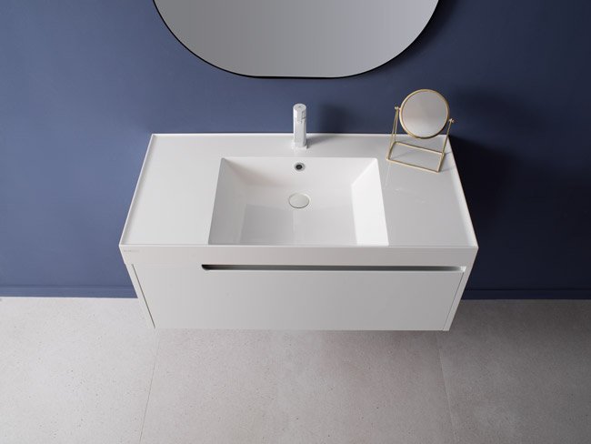 encimeras y muebles de baño muebles de baño blanco Krion
