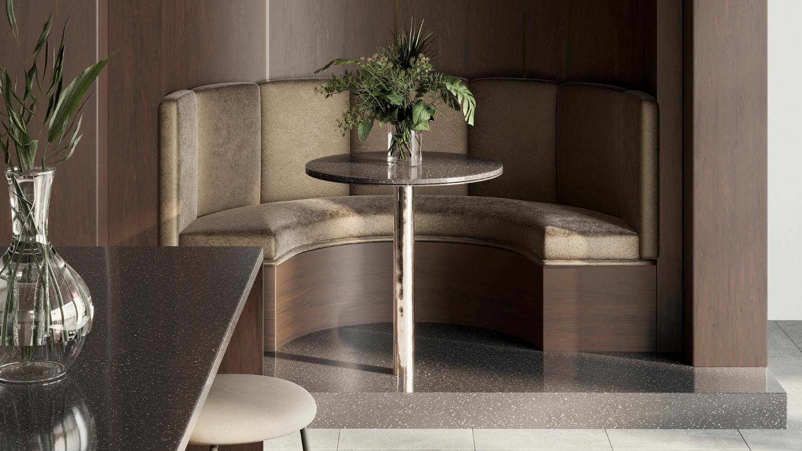 decorar cafeteria madera