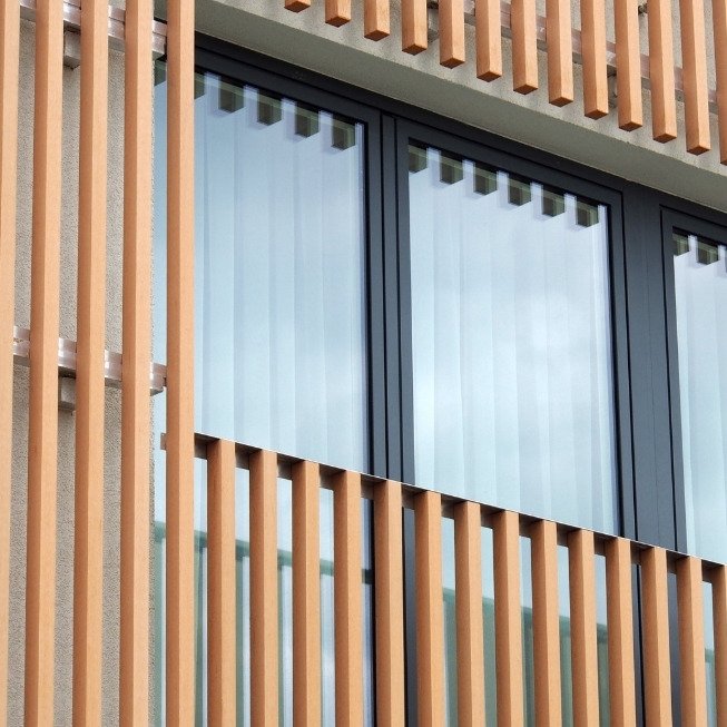 façade en bois