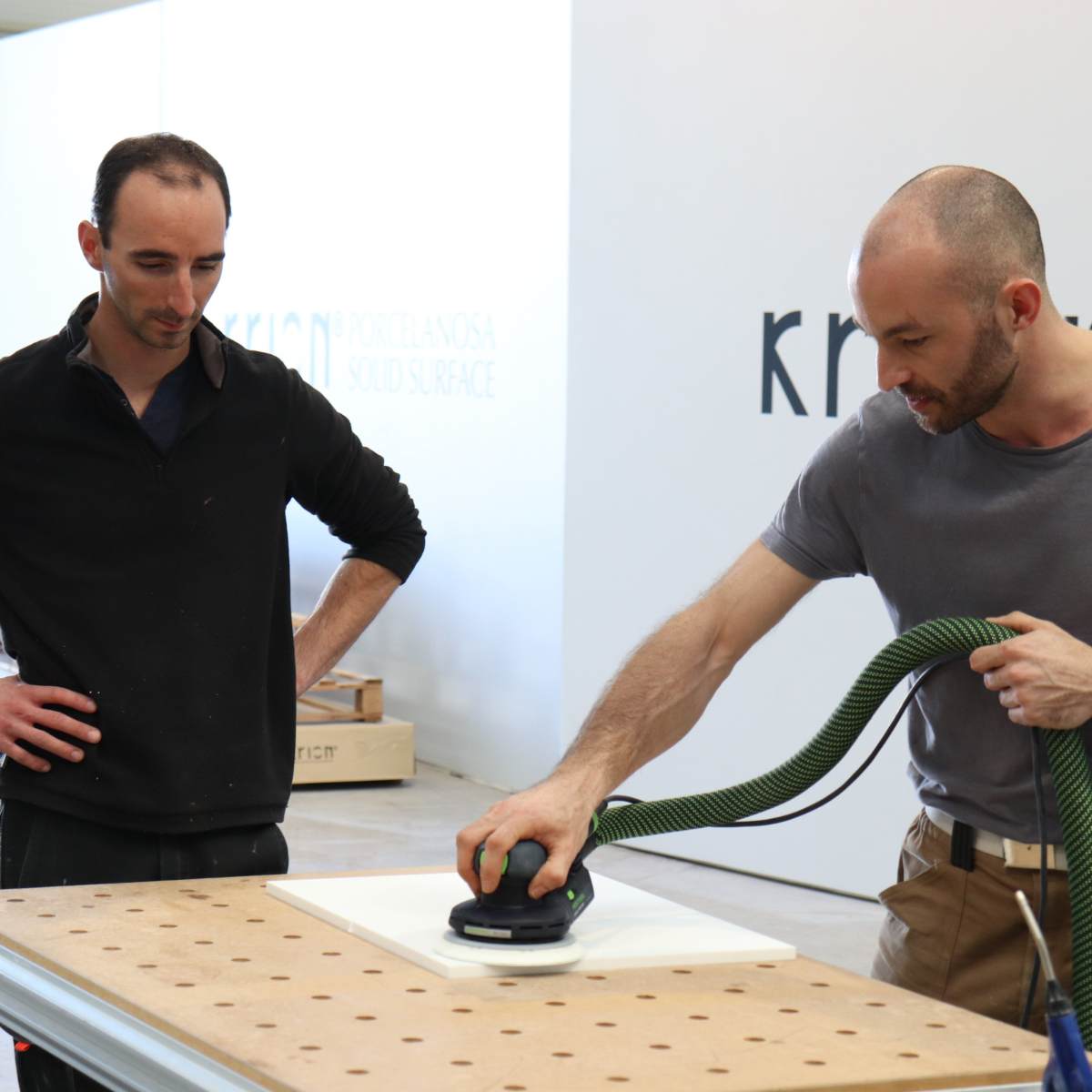 hacer solid surface manipulación